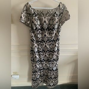 JS Collection Embroidered Evening Gown